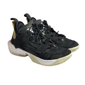 Nike Air Jordan Why Not ZerO.4 Basketball Sneakers Black 4.5